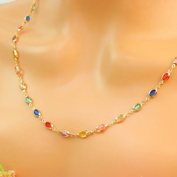 "New Beautiful Design Necklace Chain for Women/Girls, Gift, N594 - Picture 7 of 10